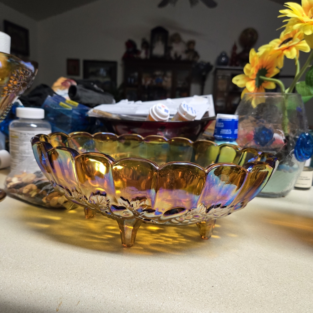Iridescent Glass Bowl